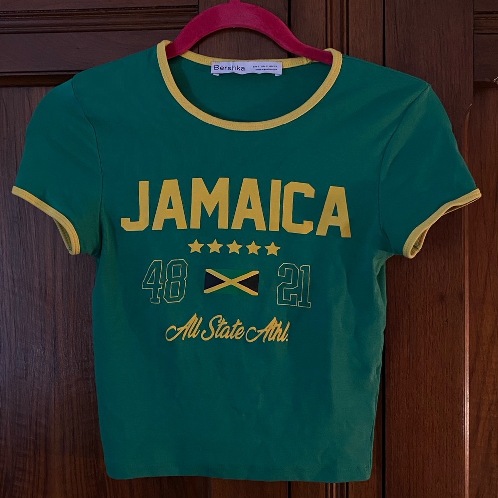 Bershka Jamaica Baby Tee